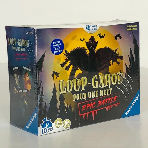 Loup Garou pour une Nuit - Epic Battle French Game New Sealed For Age 9+ - Picture 5 of 12